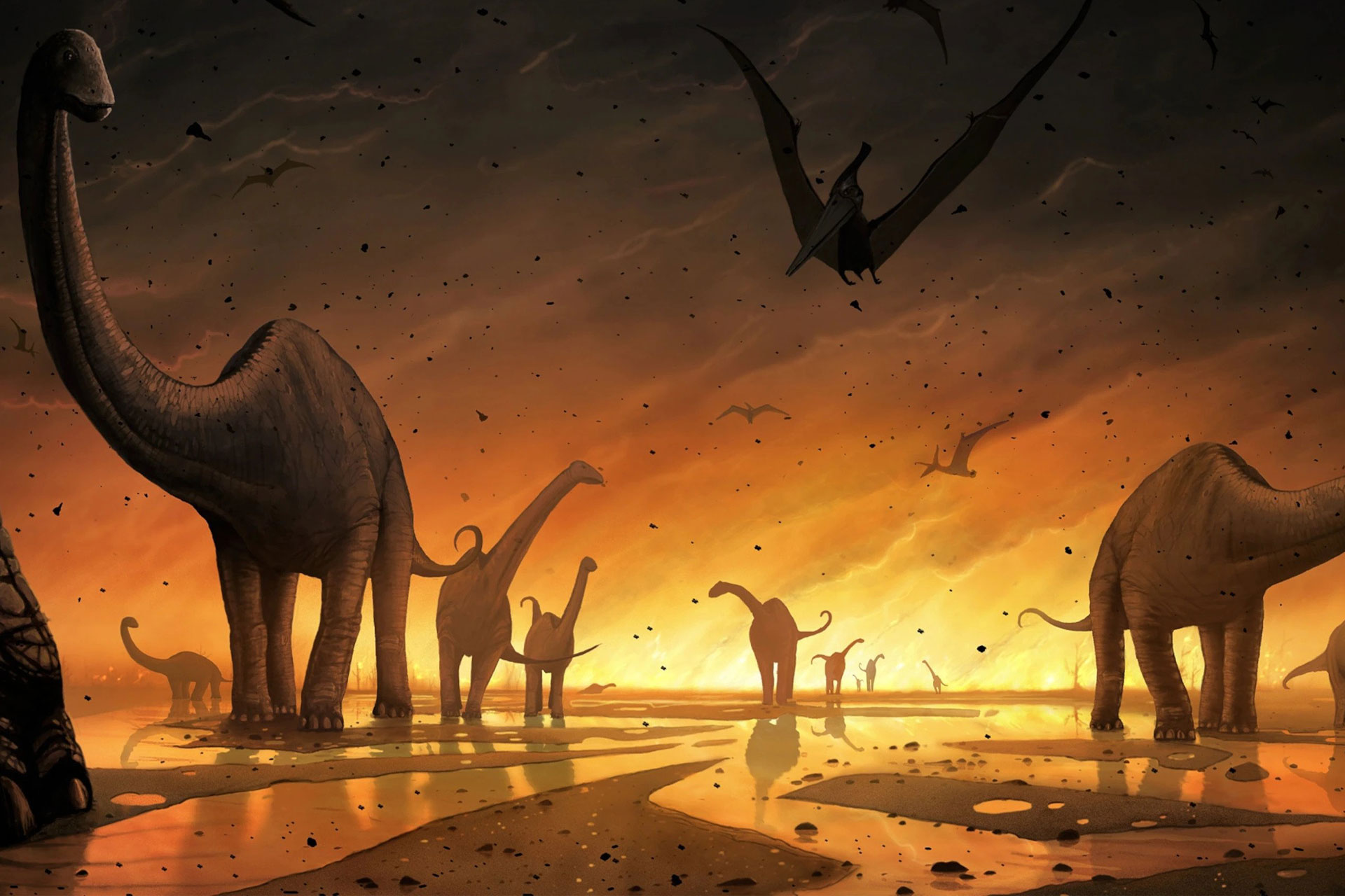 388767-dinosaurs-extinction-today-world | اگر دایناسورها منقرض نمی‌شدند دنیای امروز ما چگونه بود؟